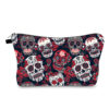 Wholesale Halloween Polyester Printed Skull Head Pattern Wash Multifunctional Travel Storage Bag