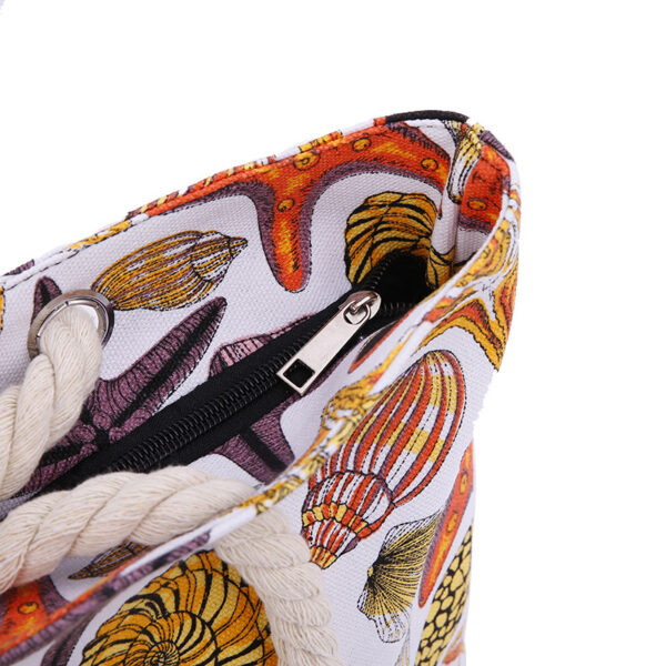 15566570459_1132416540 Wholesale Ocean Wind Canvas Shoulder Beach Bag