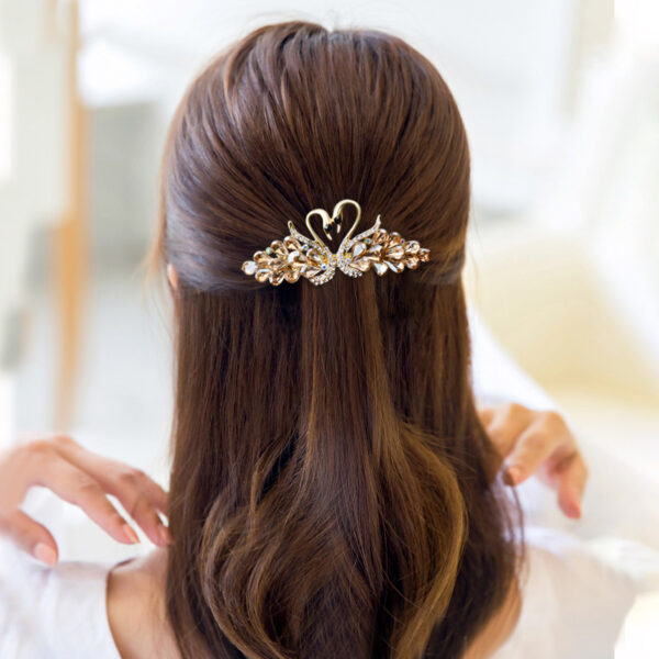 15569817274_1315253556 Wholesale Small Double Swan Hair Clips
