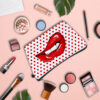 15613548754_152564188 Wholesale Polyester Lip Biting Digital Printing Cosmetic Storage Bag