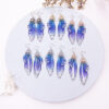 Wholesale Cicada Wing Gradient Color Earrings