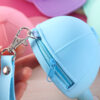 15692307053_368233588 Wholesale Cartoon Candy Color Baseball Cap Coin Pack Mini Hat Silicone Keychain