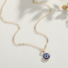 Wholesale Türkiye Blue Eye Pendant Alloy Neckplaces