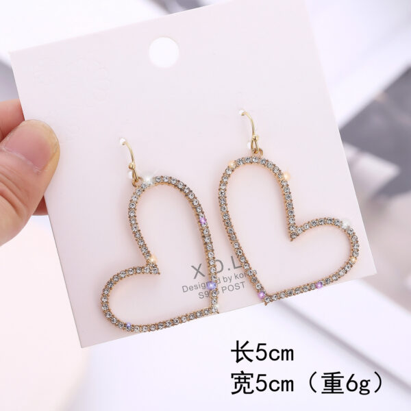 15854835060_1844368118 Wholesale Jewelry Hollow Full Diamond Heart Alloy Earrings