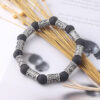 Wholesale Viking Volcanic Stone Alloy Bracelet
