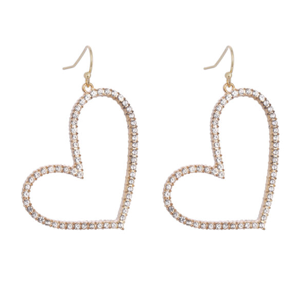 15903253073_1844368118 Wholesale Jewelry Hollow Full Diamond Heart Alloy Earrings