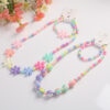 Wholesale Candy Color Bead Necklaces Bracelets Set of Two