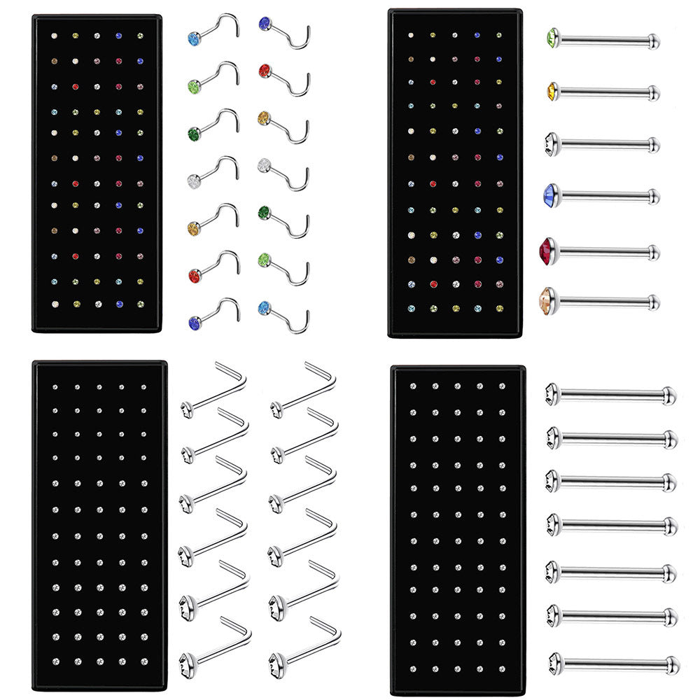 Wholesale box Stainless Steel Nose stud