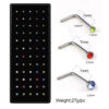 Wholesale 60pcs/box Stainless Steel Nose stud