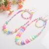 Wholesale Candy Color Bead Necklaces Bracelets Set of Two