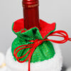 Wholesale Christmas Santa Claus Doll Wine Bottle  Non-woven Fabric Set  Decorations
