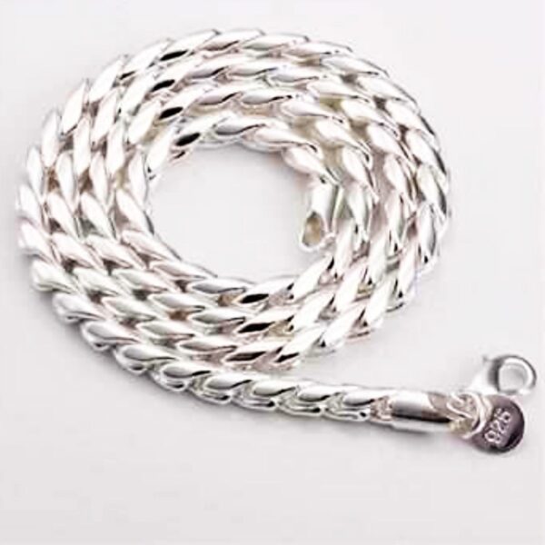 16009720519_220869649 Wholesale Silver Foxtail Alloy Bracelet Jewelry Set