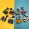 Wholesale Plush Leopard Print Mini Coin Purse Creative Keychain