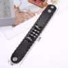 16090269682_2118088041 Wholesale Motorcycle Skull Leather Bracelet