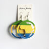 Wholesale African Map Wooden Earrings