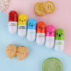 Wholesale Mini Cute Expression Pills Plastic Ballpoint Pens