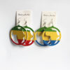 Wholesale African Map Wooden Earrings