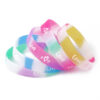 Wholesale Love Peach Heart Silicone Luminous Sports Running Bracelet