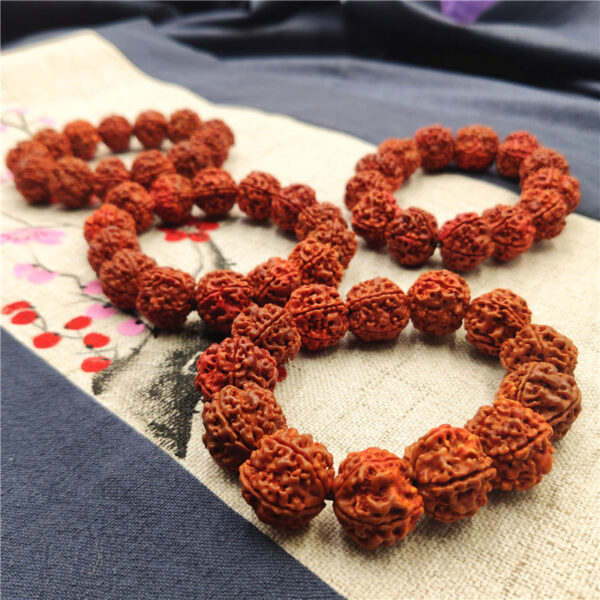 Wholesale Rudraksha Bodhi Five Petals Bracelet