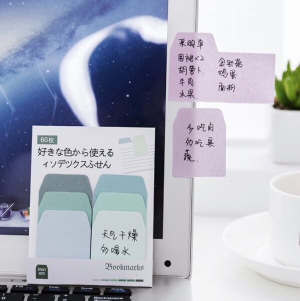 Wholesale Gradient Multi-color Index Paper Convenience Stickers