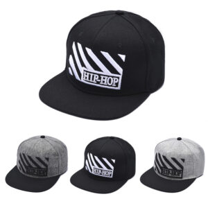 Wholesale Striped Casual Polyester Baseball Cap