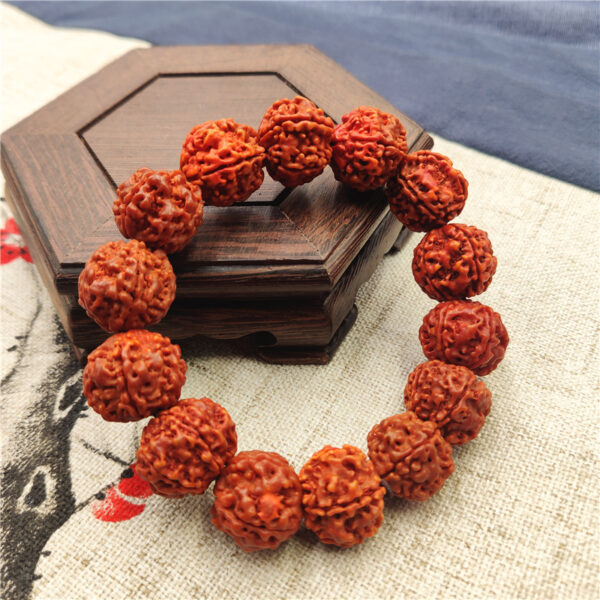 Wholesale Rudraksha Bodhi Five Petals Bracelet