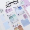 Wholesale Gradient Multi-color Index Paper Convenience Stickers