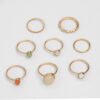 16594713255_917145012 Wholesale Alloy Ring 8 Piece Set