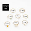 16648603658_917145012 Wholesale Alloy Ring 8 Piece Set