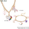 16752889682_455272578 Wholesale Rainbow Heart Drip Oil Alloy Pendant Bracelet