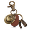 Wholesale Vintage Hats, Cowhide Leather Keychains