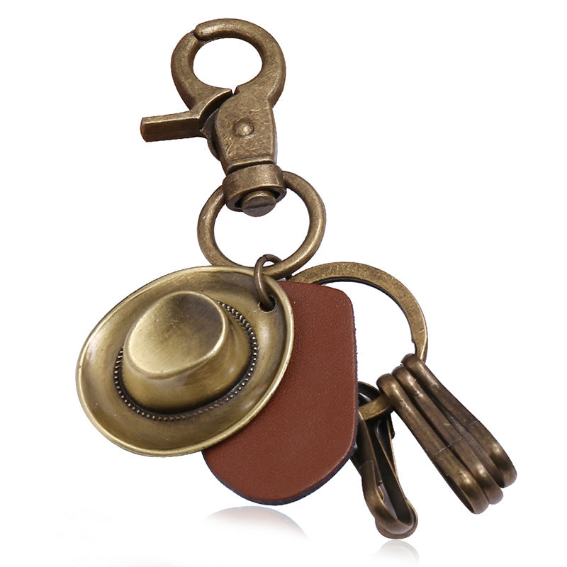 Wholesale Vintage Hats, Cowhide Leather Keychains