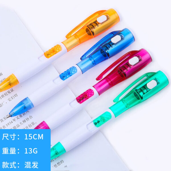 Wholesale Plastic Flashlights with LED Lights and Multifunctional Ballpoint Pens