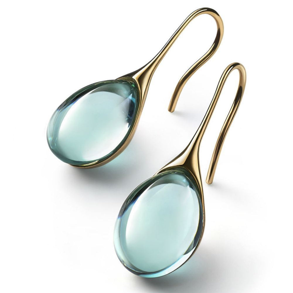 Wholesale Nine Colors Mosaic Opal Earrings