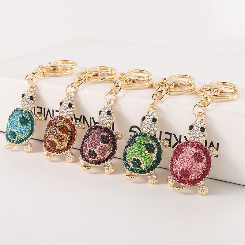 Wholesale Alloy Turtle Rhinestone Keychain