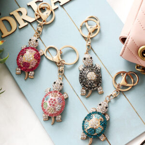 Wholesale Devil Eye Palm Alloy key chain