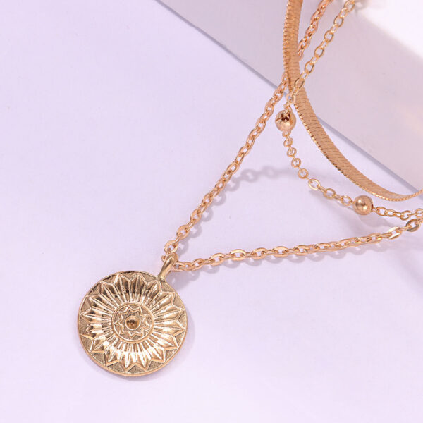 17048700541_602499805 Wholesale Round Tag Alloy Necklace