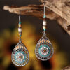 17057982570_221468121 Wholesale Bohemian Hollowed-out Drops Alloy Earrings
