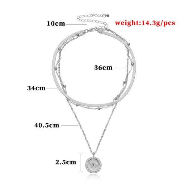 17103100943_602499805 Wholesale Round Tag Alloy Necklace