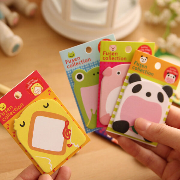 Wholesale Paper Cartoon Animal Sticky Notes