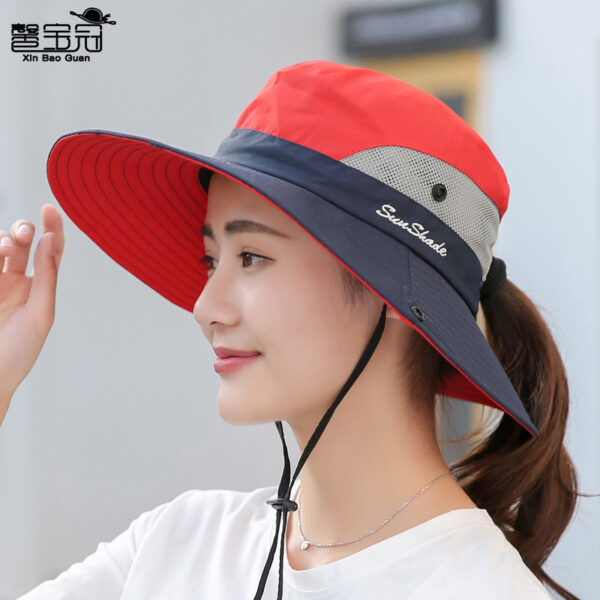 Wholesale Dacron Summer Women's Outdoor Sunshade Hat Sunscreen Fisherman Hat