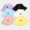 17257970983_1510934832 Wholesale Cotton Fruit Pattern Embroidery Bucket Hat