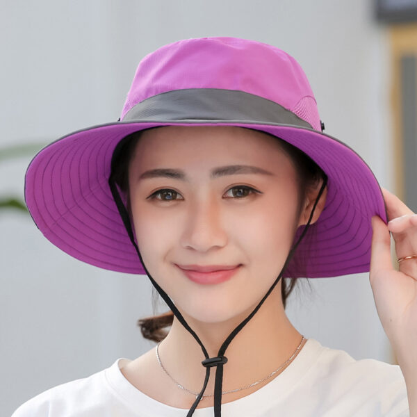Wholesale Dacron Summer Women's Outdoor Sunshade Hat Sunscreen Fisherman Hat