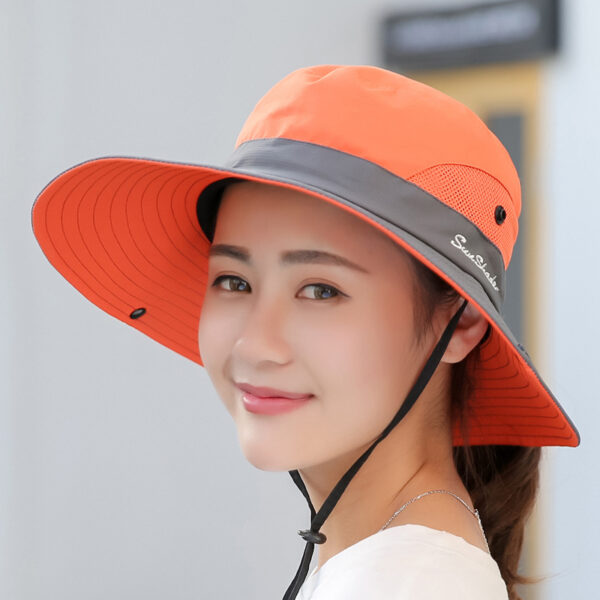 Wholesale Dacron Summer Women's Outdoor Sunshade Hat Sunscreen Fisherman Hat