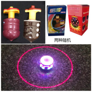 Old music imitation wood gyro (with laser ring) (transmitter is more difficult to twist, not suitable for children)