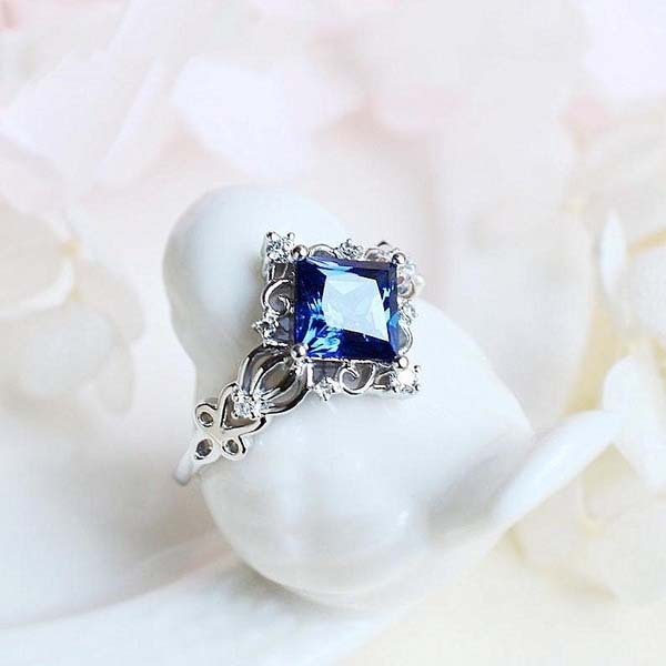 Wholesale Sapphire Alloy Rings