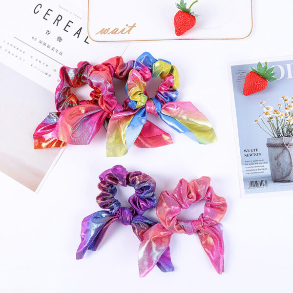 17378658899_185723087 Wholesale Bow Ribbon Fabric Laser Large Intestine Hair Ring