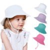 17465087048_1330256901 Wholesale Children's Sunscreen Polyester Cotton Fisherman Hat
