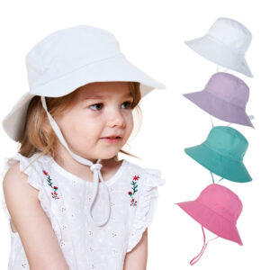 Wholesale Children's Sunscreen Polyester Cotton Fisherman Hat