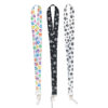 Wholesale Polyester Dog Paw Lanyard Keychain